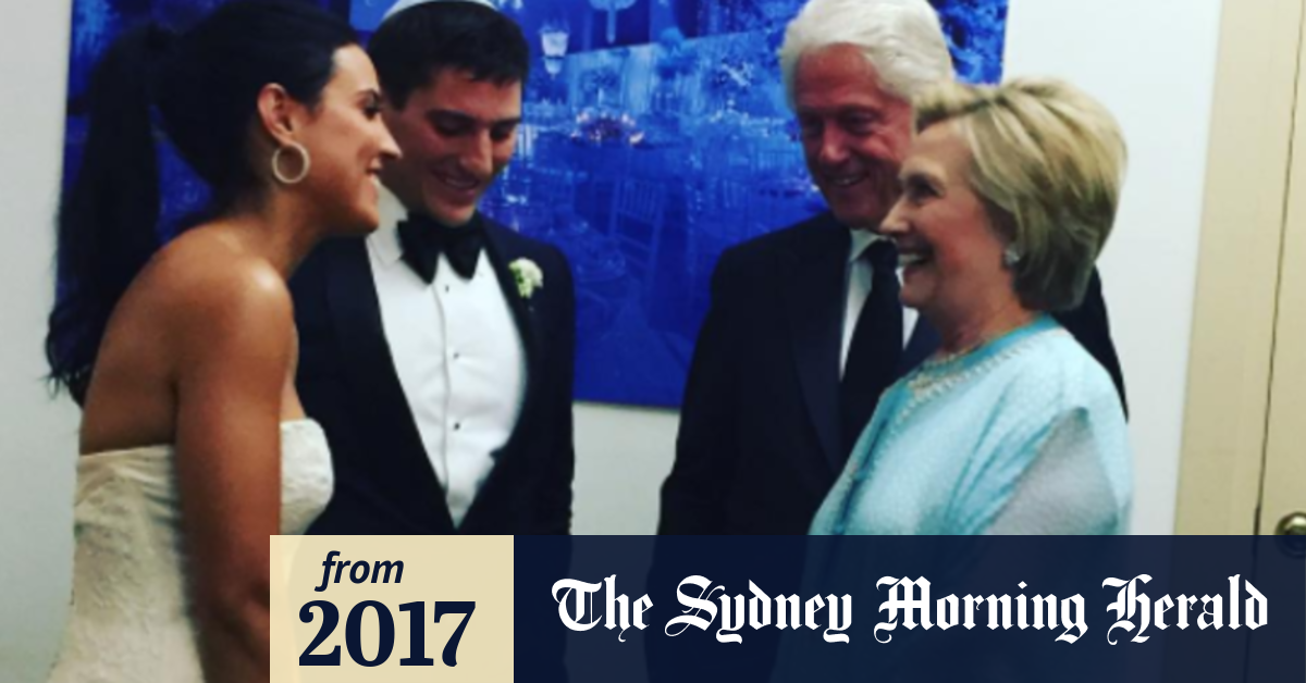 Hillary Clinton and Tiffany Trump attend Sophie Lasry's wedding